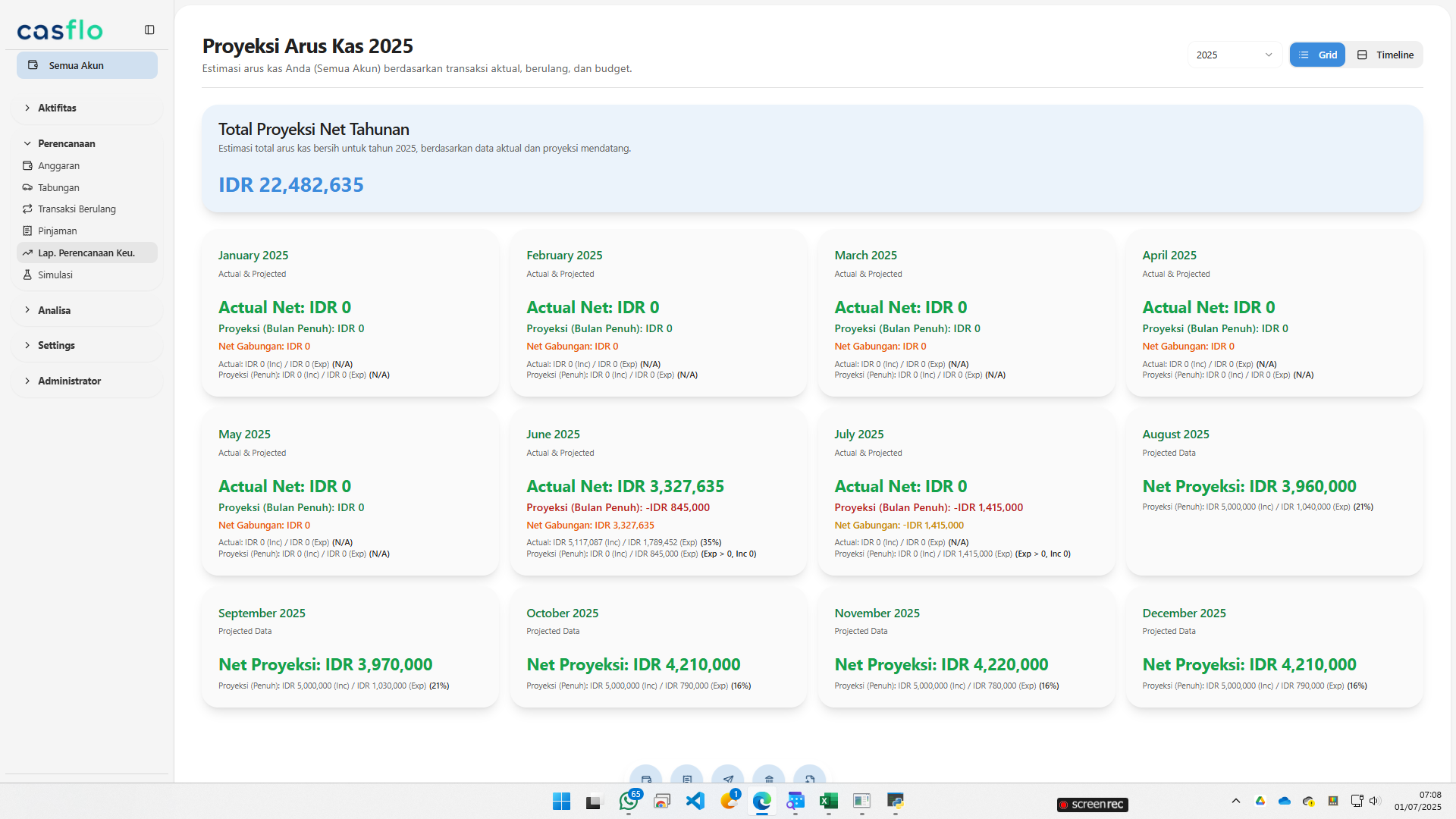 casflo.cloud Personal Financial Planning Apps